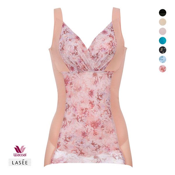 15%OFF【メール便(10)】 ワコール Wacoal ラゼ LASEE 着やせグラマラス スキニーベール キャミシェイパー 補正下着 ボディシェイパー