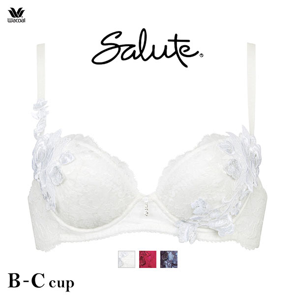 20％OFF ワコール Wacoal サルート Salute 10G BTJ410 P-UP 3/4カップ ブラジャー BC プッシュアップブラ 谷間 単品