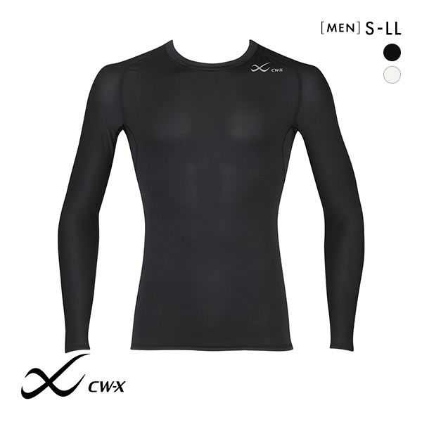 15％OFF【メール便(15)】 ワコール Wacoal シーダブリューエックス CW-X MENS セカンドボディ 2.0 ラウンドネック 丸首 長袖 機能性トップス