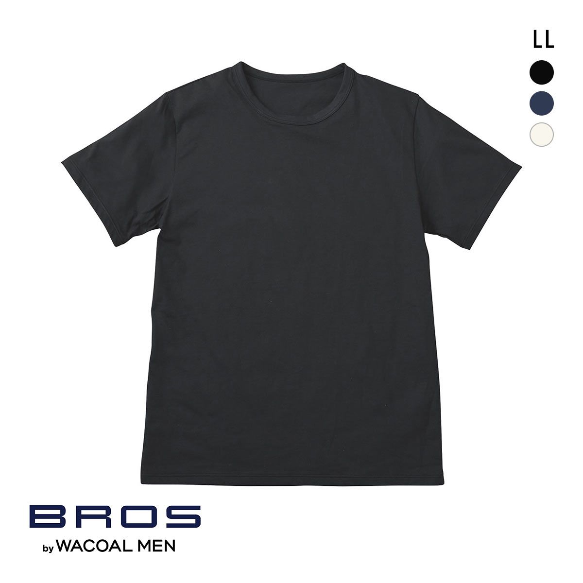 20%OFF ブロス バイ ワコールメン BROS by WACOAL MEN 綿100%の機能性インナー 丸首 半袖 シャツ 吸汗速乾 抗菌防臭 LL 20%OFF ブロス バイ ワコールメン BROS by WACOAL MEN 綿100%の機能性インナー 丸首 半袖 シャツ 吸汗速乾 抗菌防臭 LL