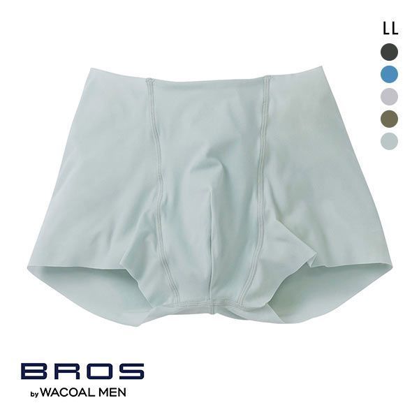 20％OFF【メール便(15)】 (ブロス バイ ワコールメン)BROS by WACOAL MEN NUDYZ ボクサーパンツ LL GT3100 ウエストテープがない解放感 前とじ