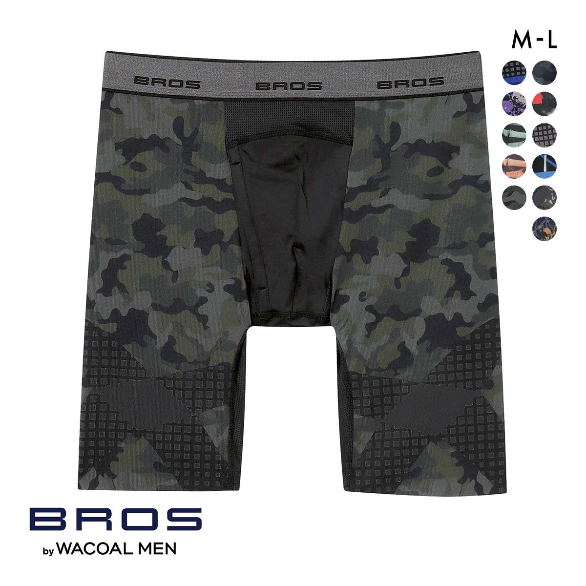  25％OFF!【メール便(8)】 ブロス バイ ワコールメン BROS by WACOAL MEN クロスウォーカー ダブルエアスルータイプ フィットパンツ 前開き