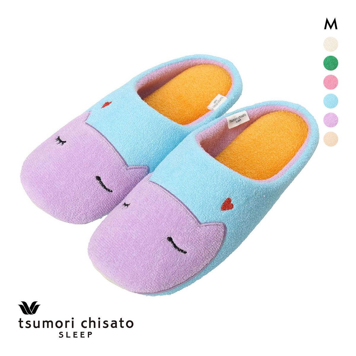 ＜SHIROHATO（白鳩）＞ 10％OFF! ワコール Wacoal ツモリチサト tsumori chisato SLEEP ネコドット柄 大サイズ ランドリーケース