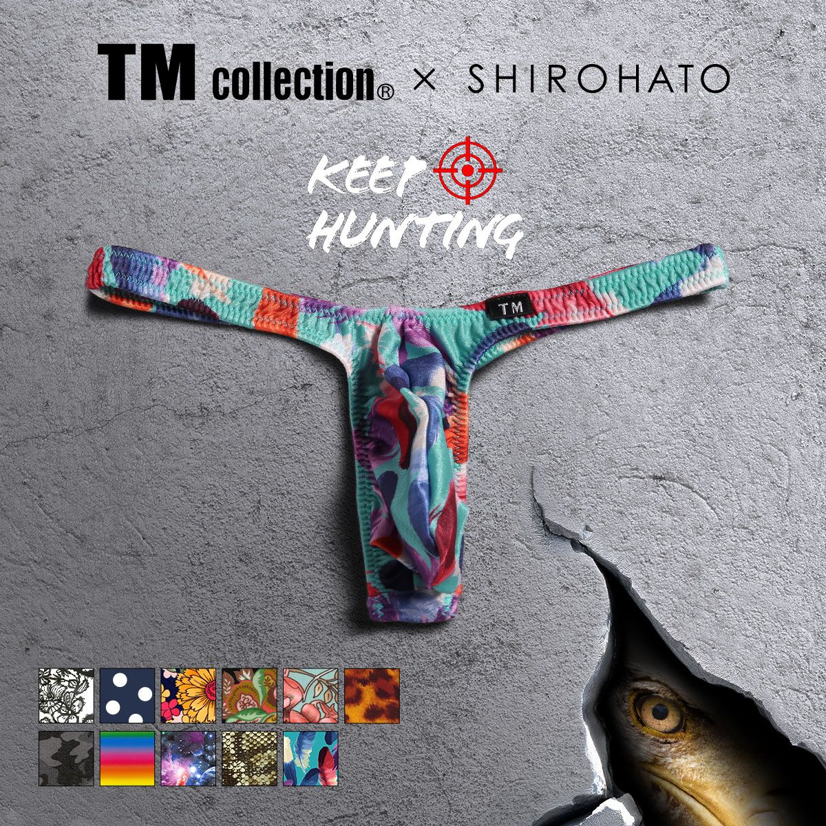 【メール便(3)】 ティーエム コレクション TM collection × SHIROHATO コラボ YKS Variety of patterns Tバック ビキニ ブリーフ 【メール便(3)】 ティーエム コレクション TM collection × SHIROHATO コラボ YKS Variety of patterns Tバック ビキニ ブリーフ