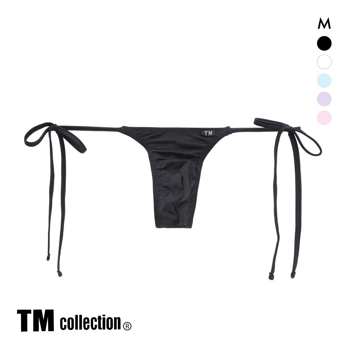 【メール便(5)】 ティーエム コレクション T2M2 サイドリボン Tバック ML 透け メンズ セクシー 前閉じ 【メール便(5)】 ティーエム コレクション T2M2 サイドリボン Tバック ML 透け メンズ セクシー 前閉じ