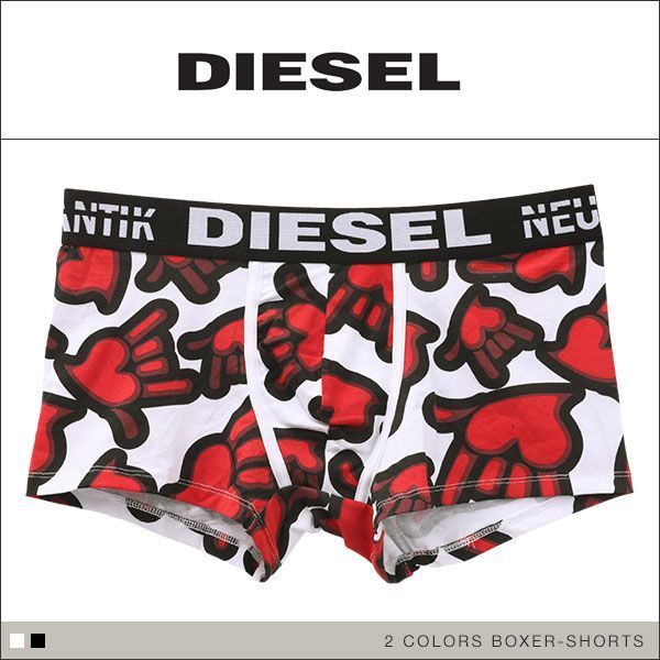 ディーゼル DIESEL MENS ボクサーパンツ メンズ 前とじ コットン ...