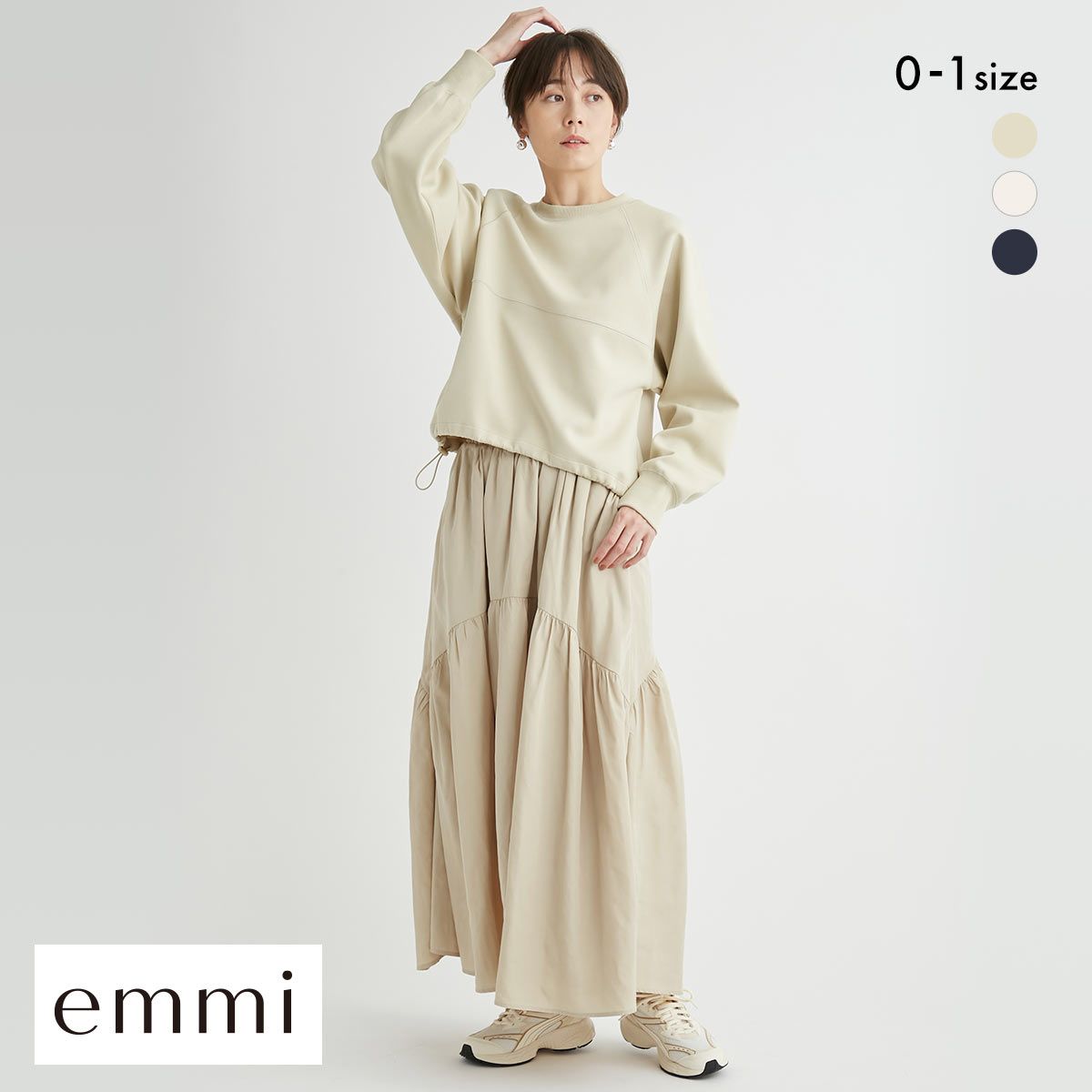 エミ アトリエ NEW YEAR′S SPECIAL ITEM ラグラントップス×ボリュームスカートセット emmi atelier エミ アトリエ NEW YEAR′S SPECIAL ITEM ラグラントップス×ボリュームスカートセット emmi atelier