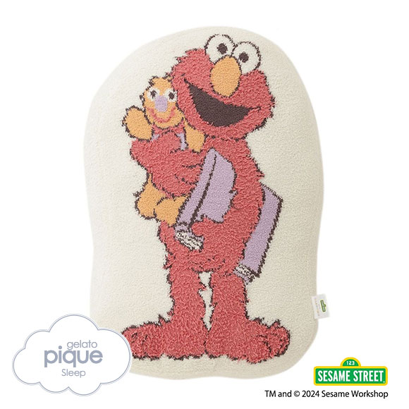 ジェラートピケ スリープ セサミストリート エルモ クッション ジェラピケ gelato pique Sleep SESAME STREET