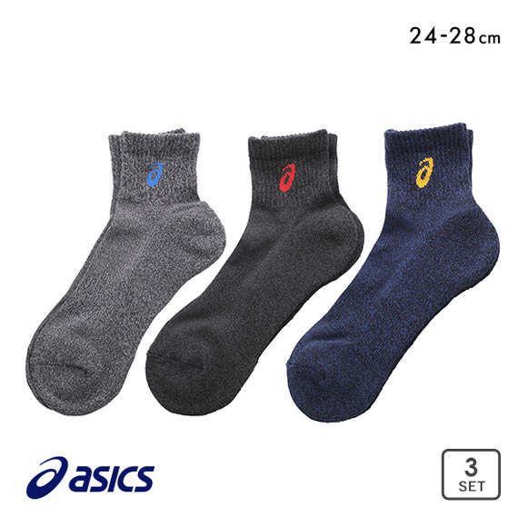 アシックス ASICS TOUGH HARD ショート丈 ソックス 靴下 メンズ