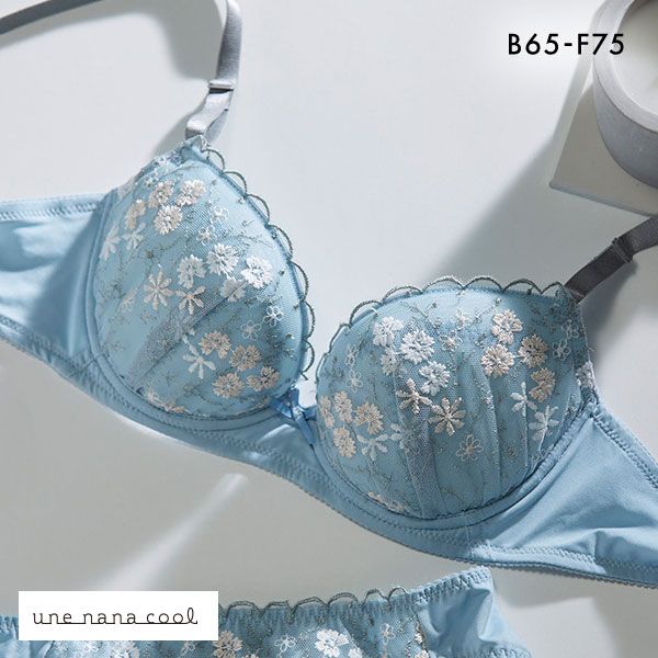 ウンナナクール une nana cool Botanical eden 3/4カップ ブラジャー 単品 ウンナナクール une nana cool Botanical eden 3/4カップ ブラジャー 単品