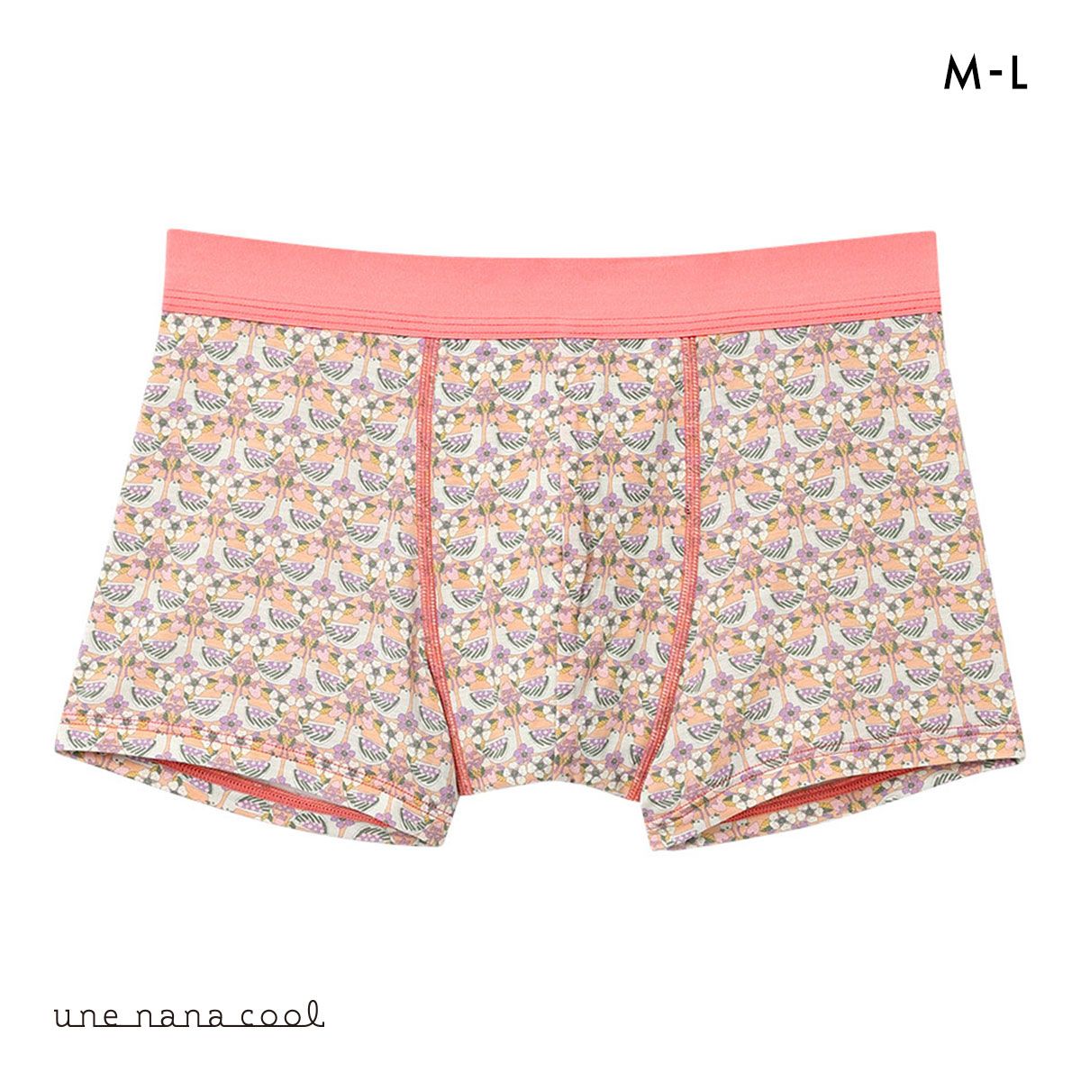 【メール便(6)】 ウンナナクール une nana cool MADE WITH LIBERTY. FABRIC メンズパンツ トランクス 前閉じ