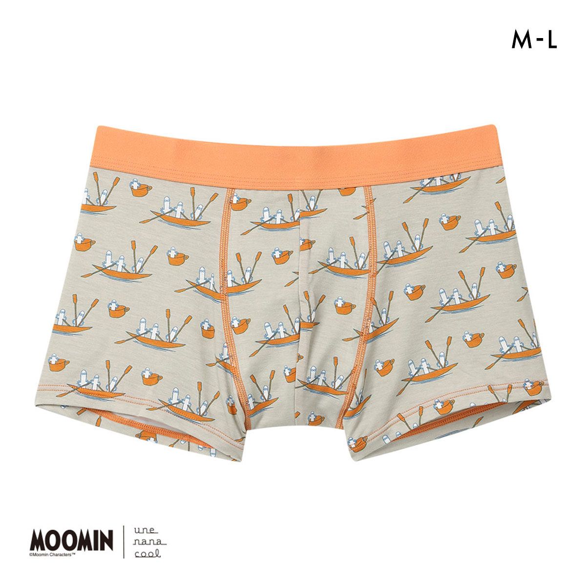 【メール便(10)】 ウンナナクール MOOMIN × une nana cool メンズボクサーパンツ ムーミン 前閉じ 【メール便(10)】 ウンナナクール MOOMIN × une nana cool メンズボクサーパンツ ムーミン 前閉じ