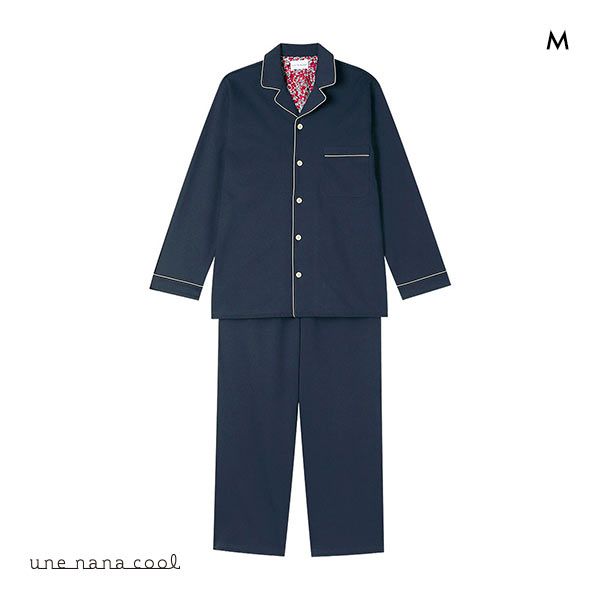 10%OFF ウンナナクール une nana cool 綿100% やわらか天竺パジャマ MADE WITH LIBERTY FABRIC ルームウェア パジャマ 上下セット 長袖 メンズ 10%OFF ウンナナクール une nana cool 綿100% やわらか天竺パジャマ MADE WITH LIBERTY FABRIC ルームウェア パジャマ 上下セット 長袖 メンズ