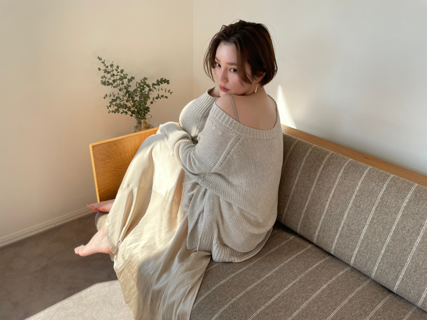 AKIKO FUJII × SHIROHATO Back Open Camisole Vol.2