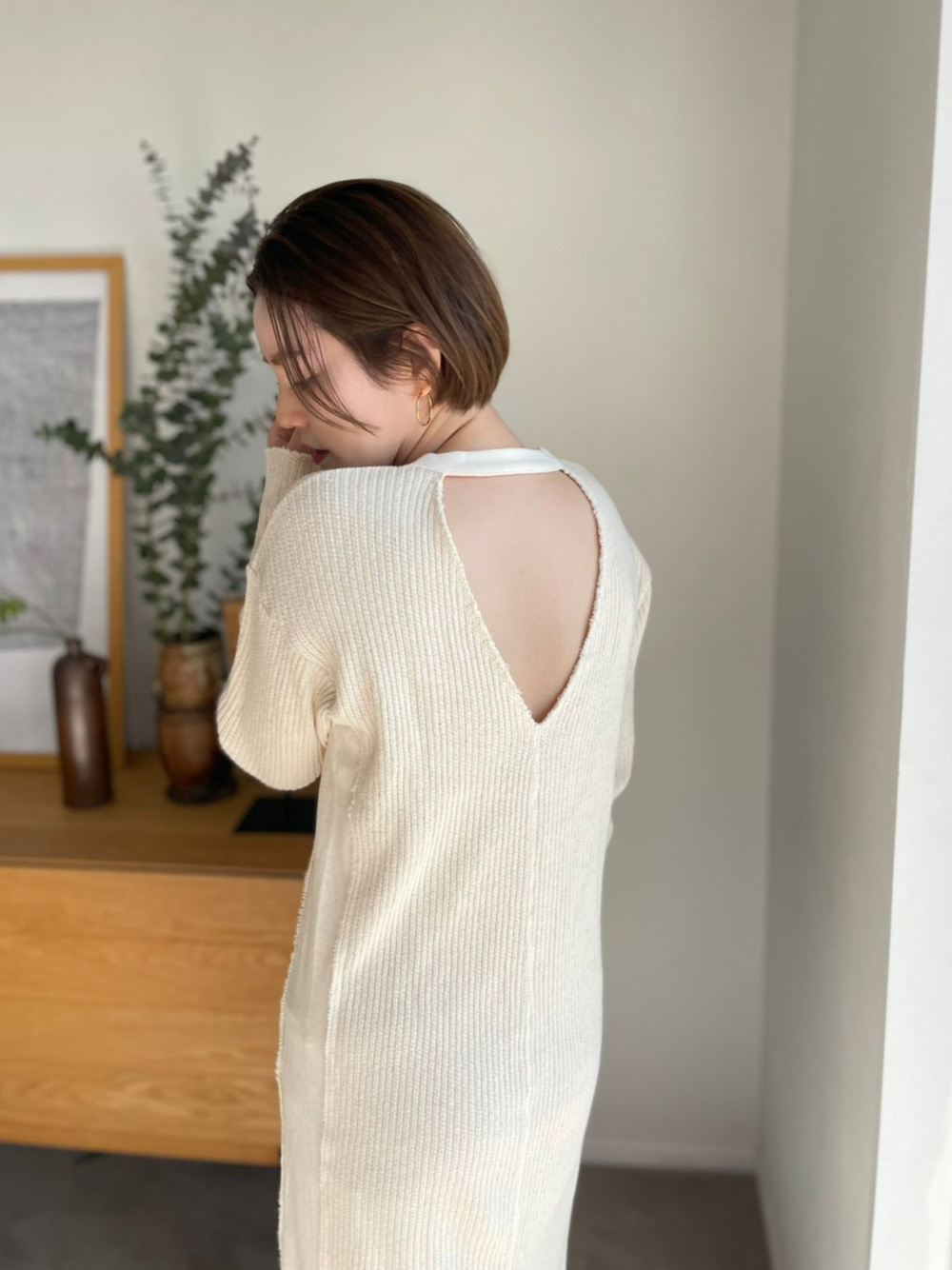 AKIKO FUJII × SHIROHATO Back Open Camisole Vol.2