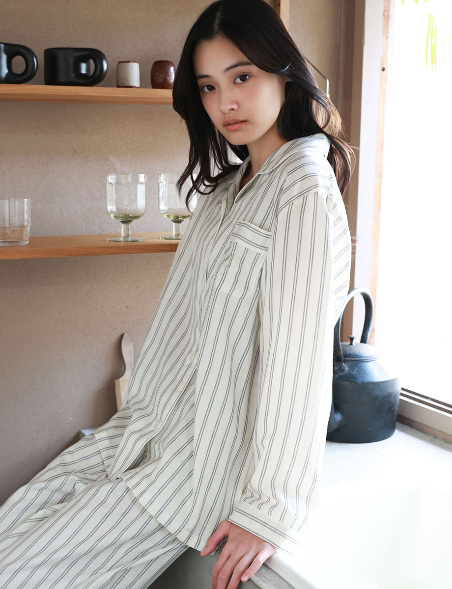 ふんわりなめらか ダブルガーゼパジャマ