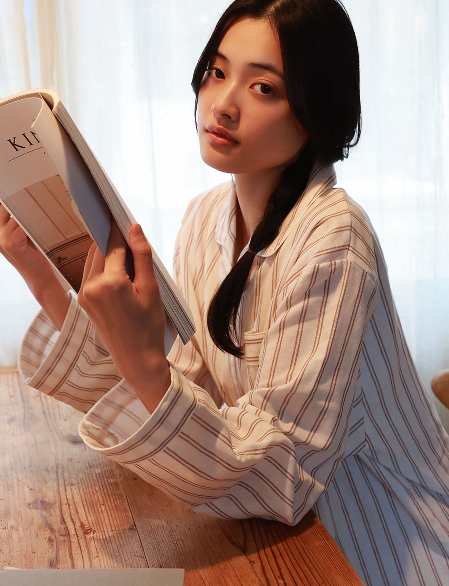 ふんわりなめらか ダブルガーゼパジャマ