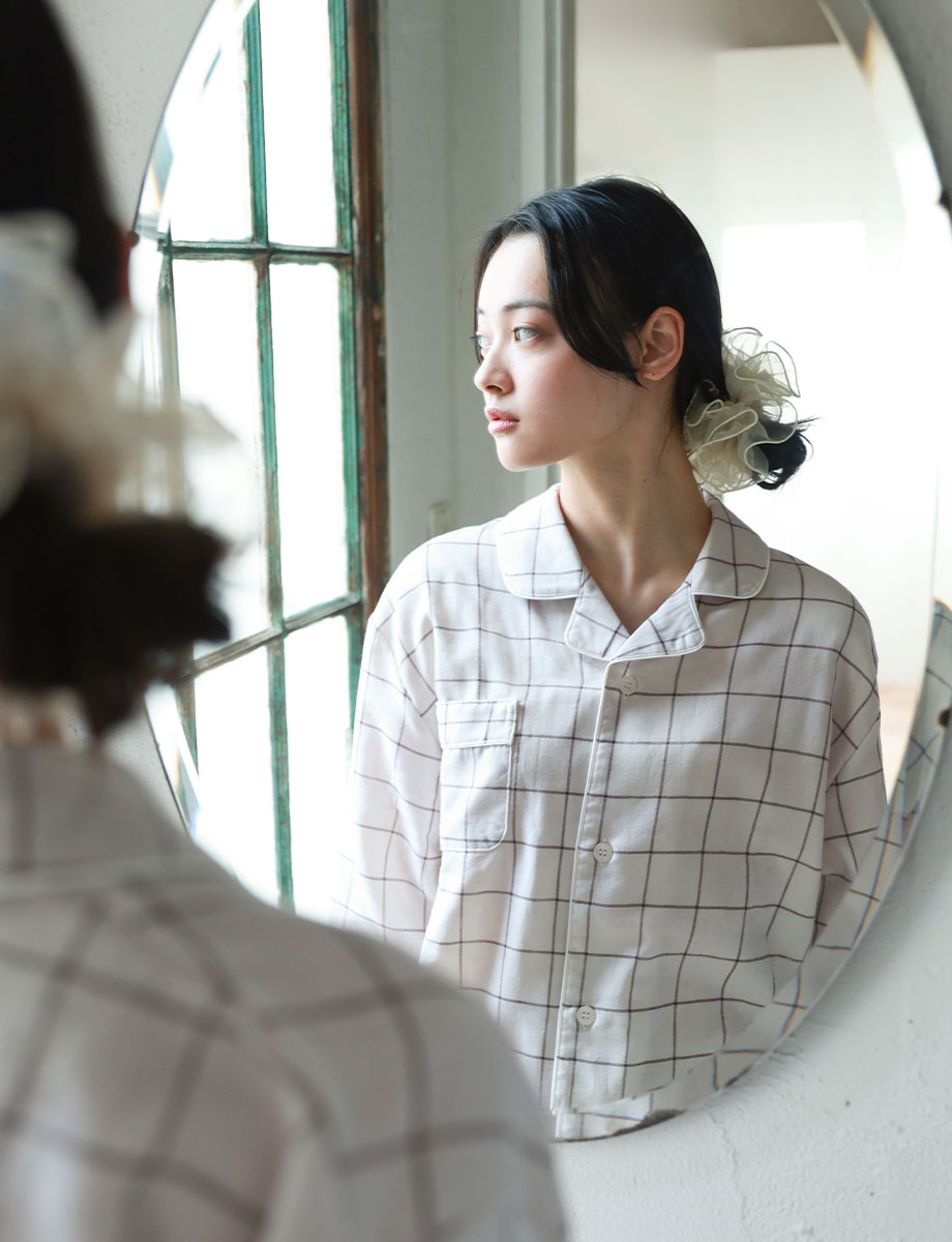 ふんわりなめらか ダブルガーゼパジャマ