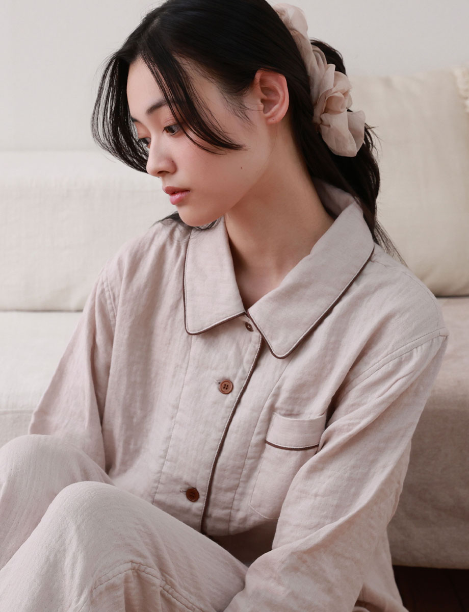 UCHINOコラボ 快眠ガーゼパジャマ