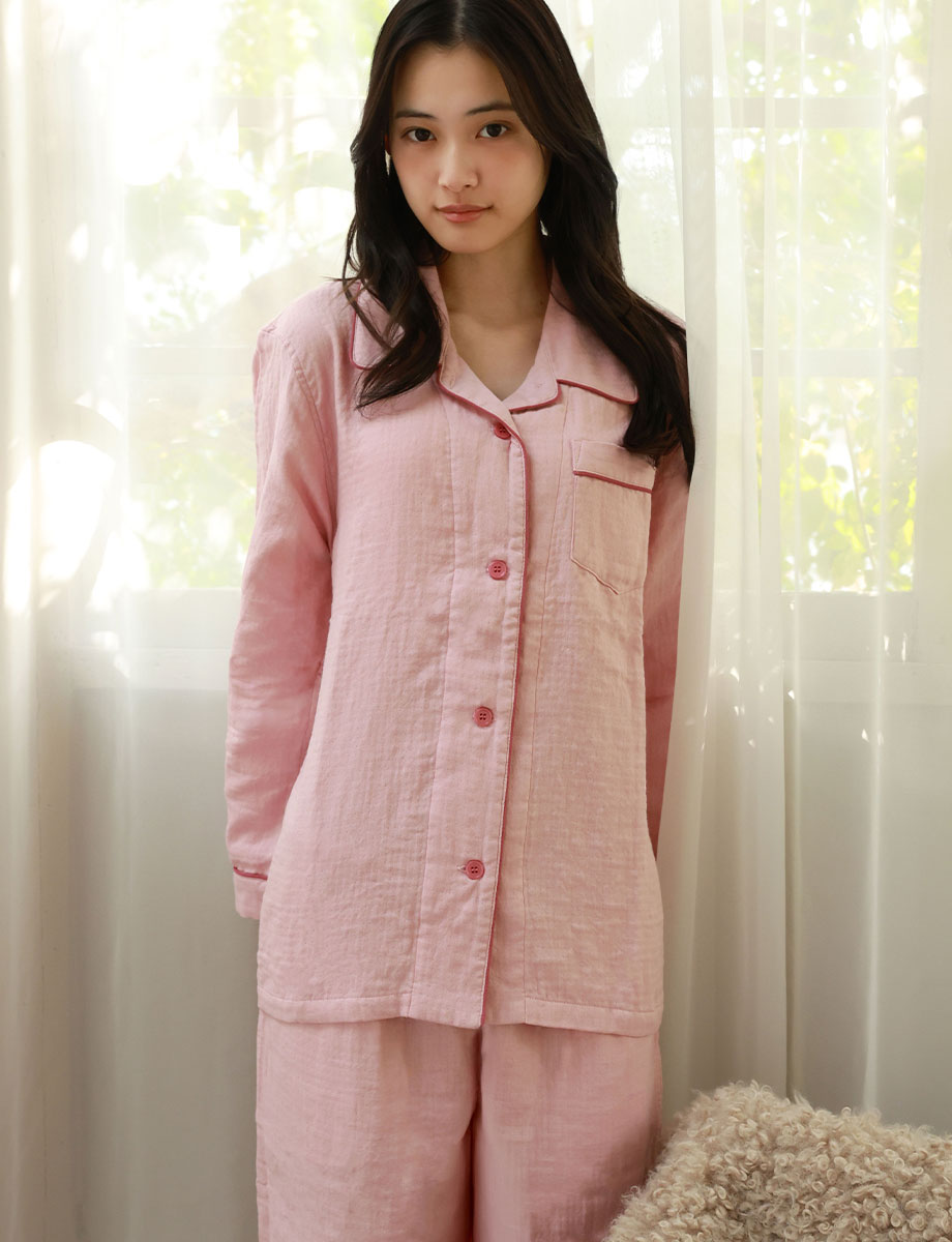 UCHINOコラボ 快眠ガーゼパジャマ