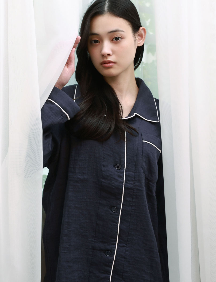 UCHINOコラボ 快眠ガーゼパジャマ